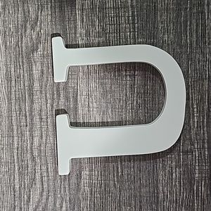 Baby Boom wooden decor letters. Letter U